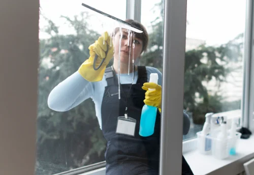 Nettoyage de vitres intérieures et extérieures au Hamel